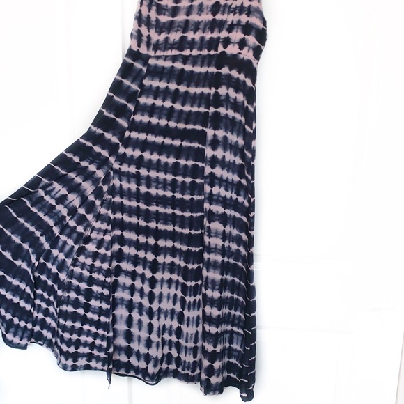 Tie Dye Maxi Dress with Side Slits Women’s Size Small - Picture 3 of 6